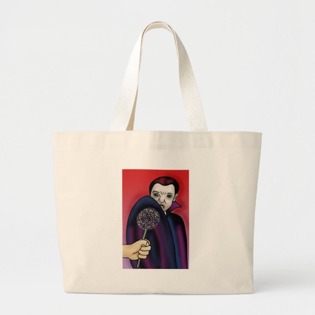 Bolsa Tote Grande Carrinhos da mordida do vampiro (Frente)