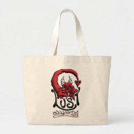 Bolsa Tote Grande Carry Your Sin Lust 