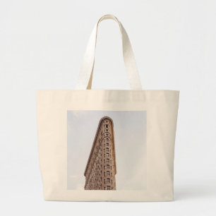 Bolsa Tote Grande Cartão postal de construção flatiron