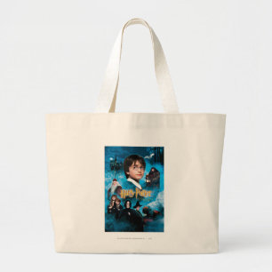 Bolsa Tote Grande Cartaz da Pedra Filosofal