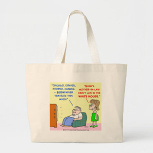 Bolsa Tote Grande Casa do branco do viagem da sogra de Obama