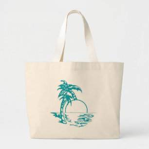 Bolsa Tote Grande Casamento Tropical Sunset