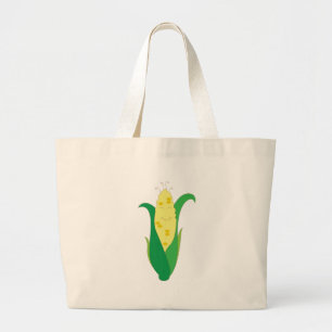 Bolsa Tote Grande Casca de milho sorridente