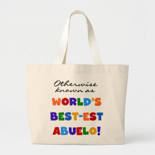 Bolsa Tote Grande Caso Contrário, Conhecido Como Melhor Abuelo
