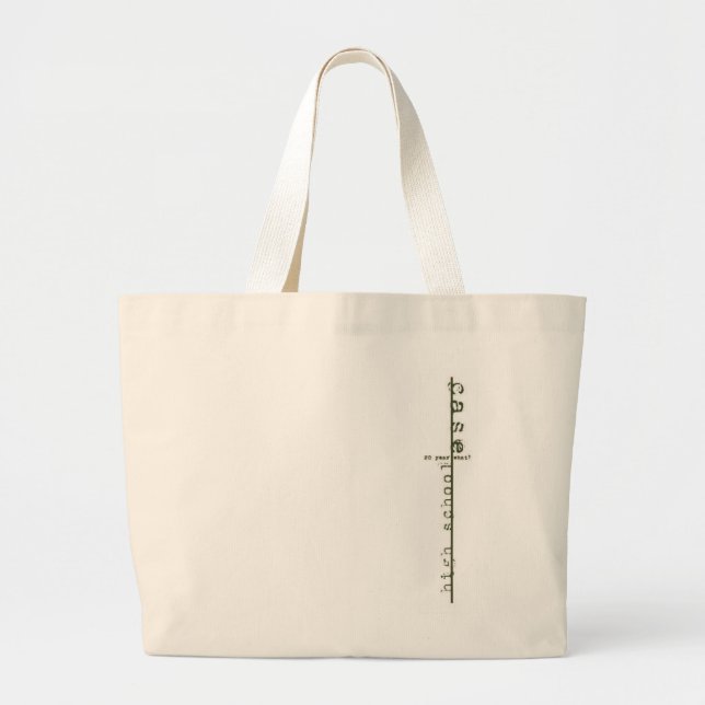 Bolsa Tote Grande caso HS uma reunião de 20 anos - sacola (Frente)