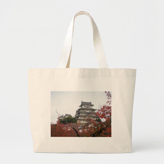 Bolsa Tote Grande Castelo de viagem Himeji (Frente)