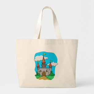 Bolsa Tote Grande Castelo Medieval