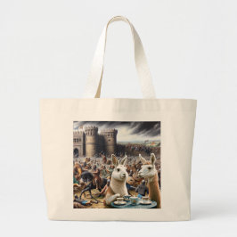Bolsa Tote Grande Castle Siege Tea Party