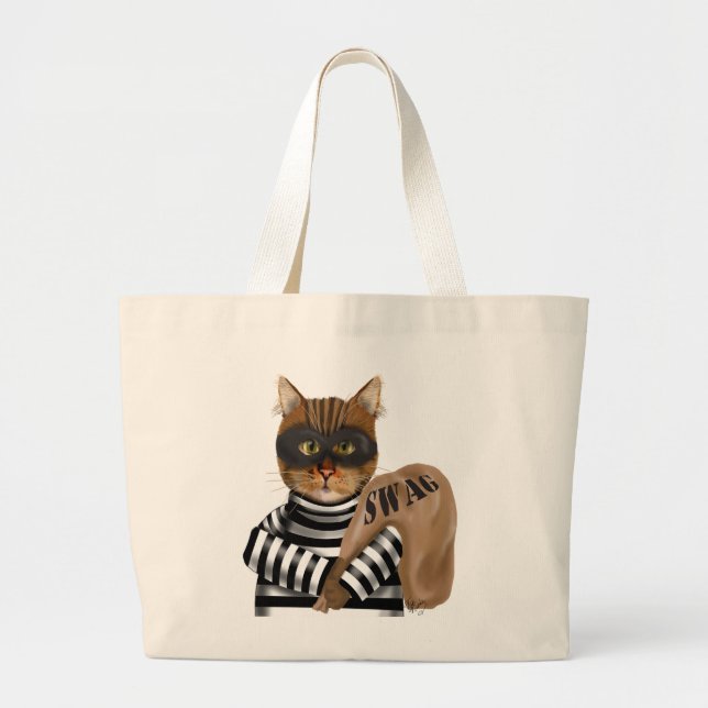 Bolsa Tote Grande Cat Burglar (Frente)