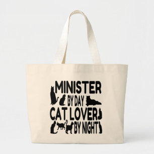 Bolsa Tote Grande Cat Lover Ministro