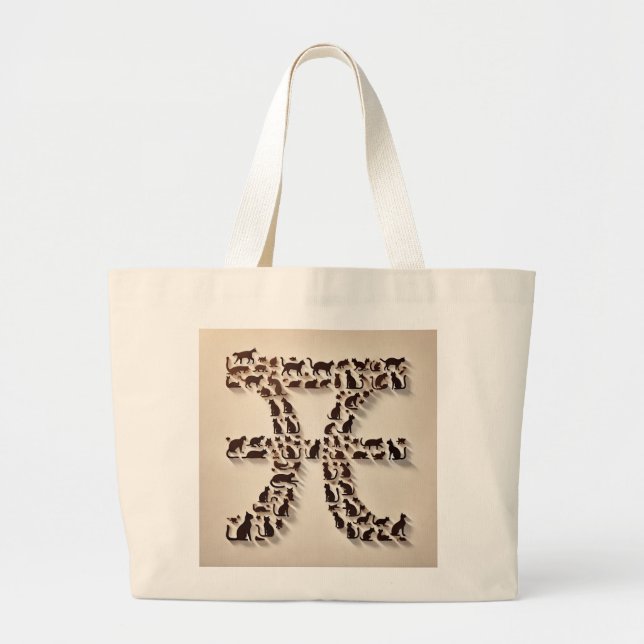 Bolsa Tote Grande Cat Pi (Frente)