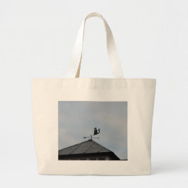 Bolsa Tote Grande Cata-Vento Gato Preto