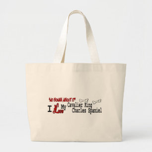 Bolsa Tote Grande Cavalier King Charles Spaniel Gifts