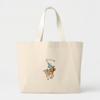 Bolsa Tote Grande Cavalo do polo