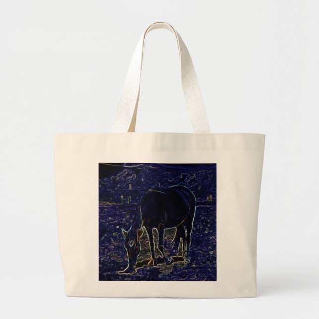 Bolsa Tote Grande Cavalo Neon - (Frente)