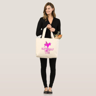Bolsa Tote Grande Cavalo pegaso brilhante unicórnio cintilante não s