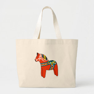 Bolsa Tote Grande Cavalo vermelho de Dala