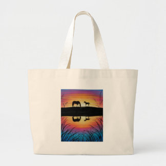 Bolsa Tote Grande cavalos