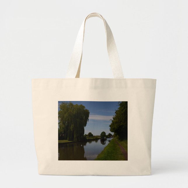 Bolsa Tote Grande Cena do Canal Inglês (Frente)