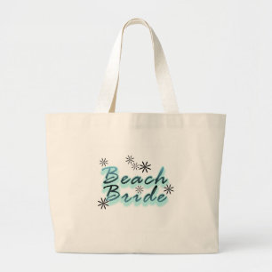 Bolsa Tote Grande Cerceta/noiva preta da praia
