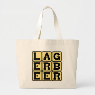 Bolsa Tote Grande Cerveja Lager, Tipo de Ale