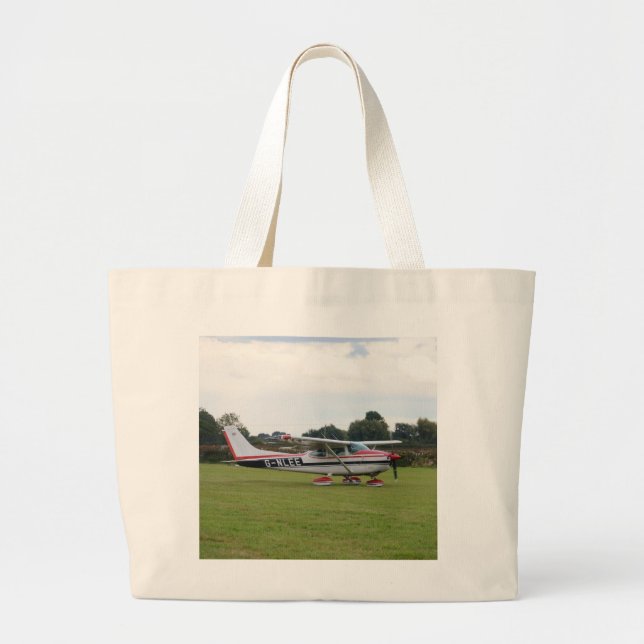 Bolsa Tote Grande Cessna 182Q (Frente)
