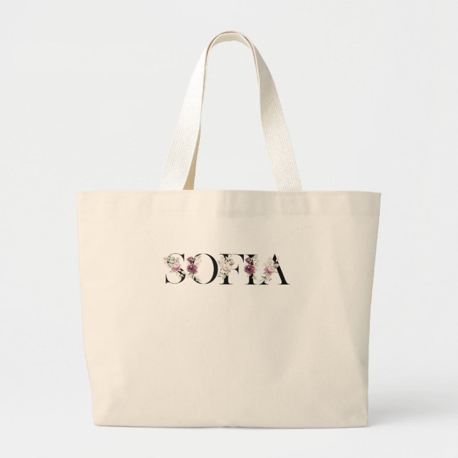 Bolsa Tote Grande Chame Sofia. (Frente)