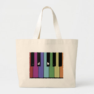 Bolsa Tote Grande Chaves do piano