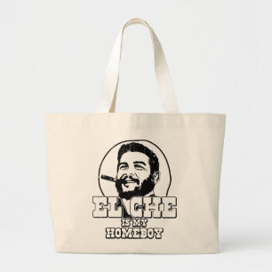 Bolsa Tote Grande Che Guevara é meu ficar em casa