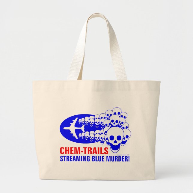 Bolsa Tote Grande Chem Trails (Frente)