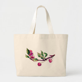Bolsa Tote Grande Cherry Branch e seu nome