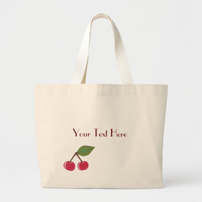 Bolsa Tote Grande Cherry Tote Bag (Frente)