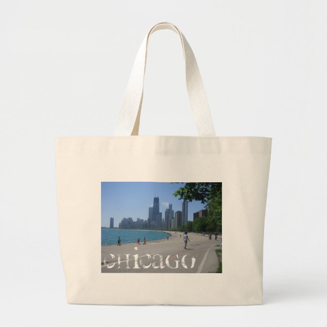Bolsa Tote Grande Chicago Lakeshore (Frente)