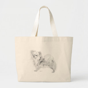 Bolsa Tote Grande Chihuahua de Longcoat - estando