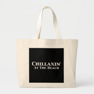 Bolsa Tote Grande Chillaxin nos presentes da praia