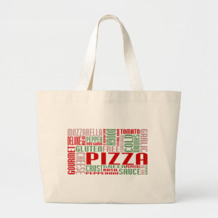 Bolsa Tote Grande chit de pizzaChat