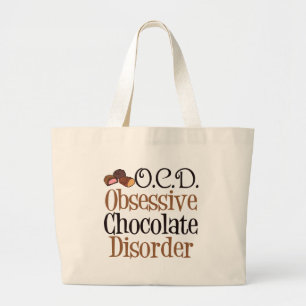 Bolsa Tote Grande Chocolate Engraçado