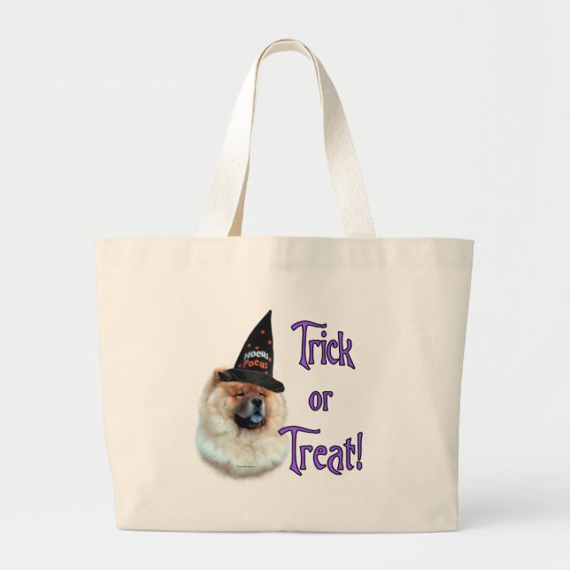 Bolsa Tote Grande Chow Chow Trick (Frente)
