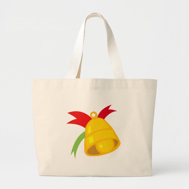 Bolsa Tote Grande Christmas Bell (Frente)