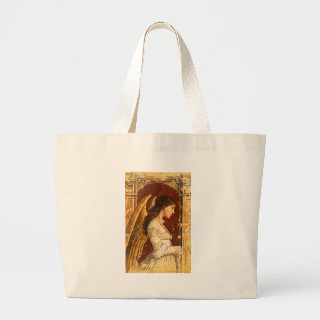 Bolsa Tote Grande Christmas Fresco Angel (Frente)