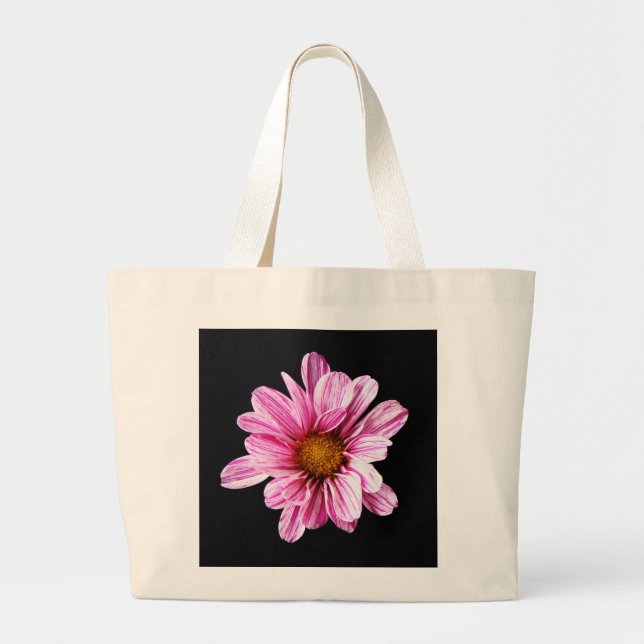 Bolsa Tote Grande Chrysanthemum Flower jtcnm (Frente)