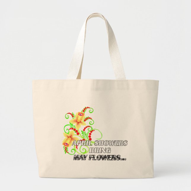 Bolsa Tote Grande Chuvas de Abril - (Frente)