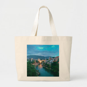 Bolsa Tote Grande Cidade de Mostar - Bósnia e Herzegovina