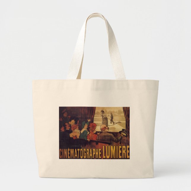 Bolsa Tote Grande Cinématographe Lumière Tote Bag (Frente)