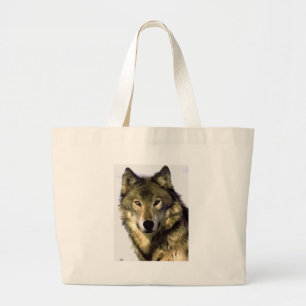 Bolsa Tote Grande Cinza Wolf