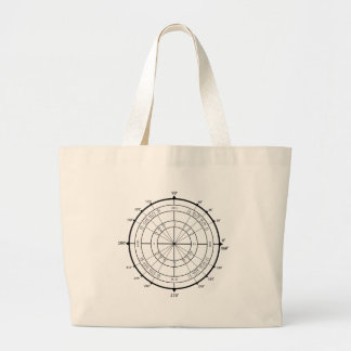 Bolsa Tote Grande Círculo de unidade do geek da matemática