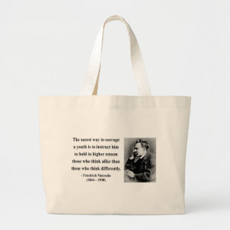 Bolsa Tote Grande Citações 2b de Nietzsche