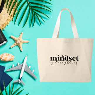 Bolsa Tote Grande Citações Boho Inspiration