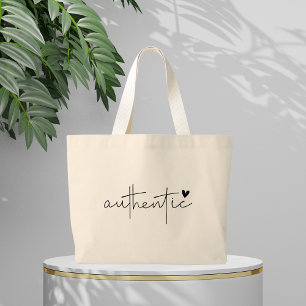 Bolsa Tote Grande Citações Boho Inspiration