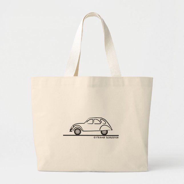 Bolsa Tote Grande Citroen 2CV (Frente)